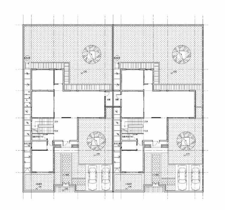 修建被院落切分，，院与筑自然渗透
