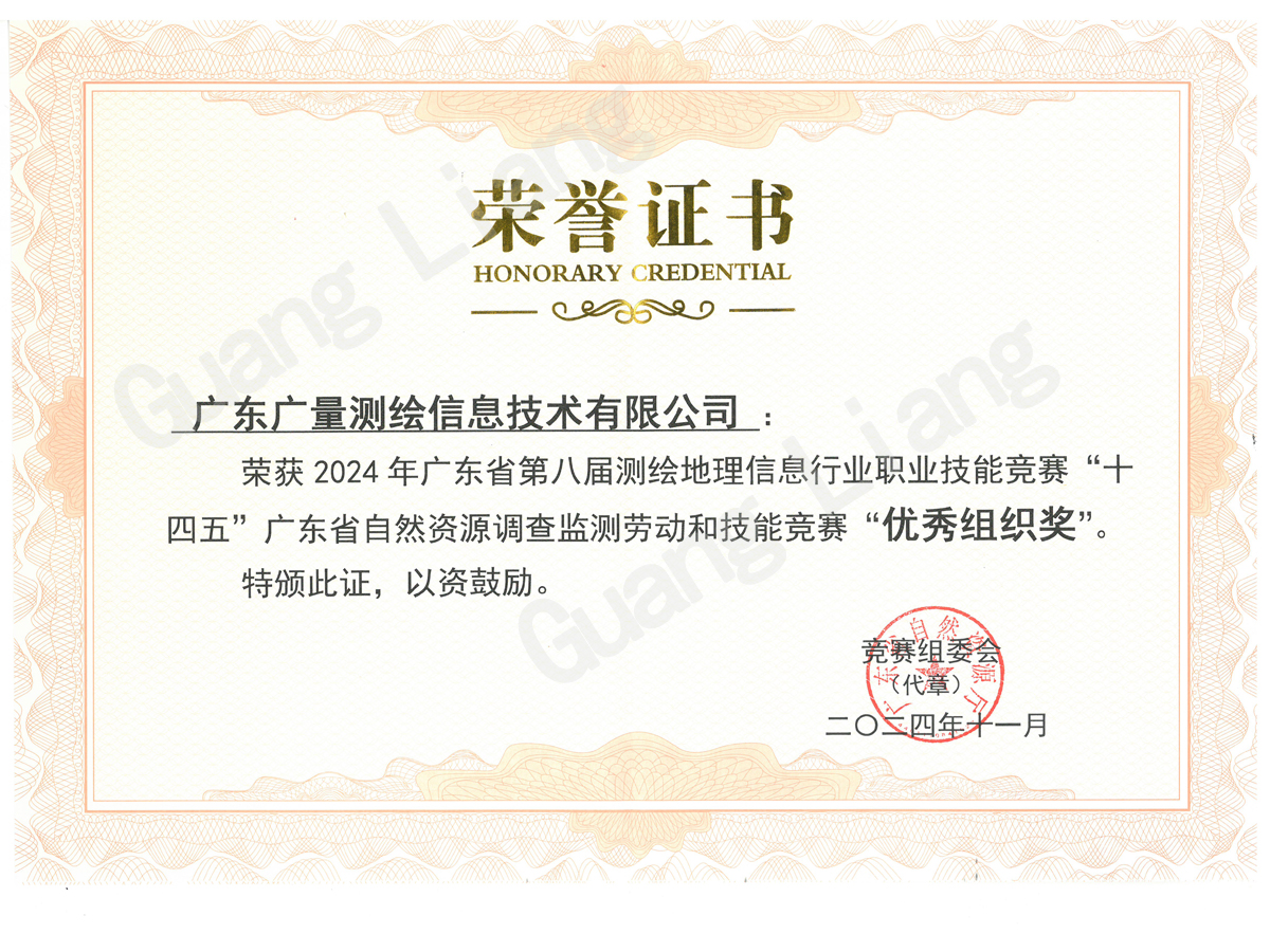 （公司奖）测绘公司优秀组织奖